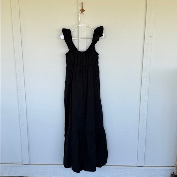 Universal thread black flutter sleeve maxi dress - Picture 4 of 4